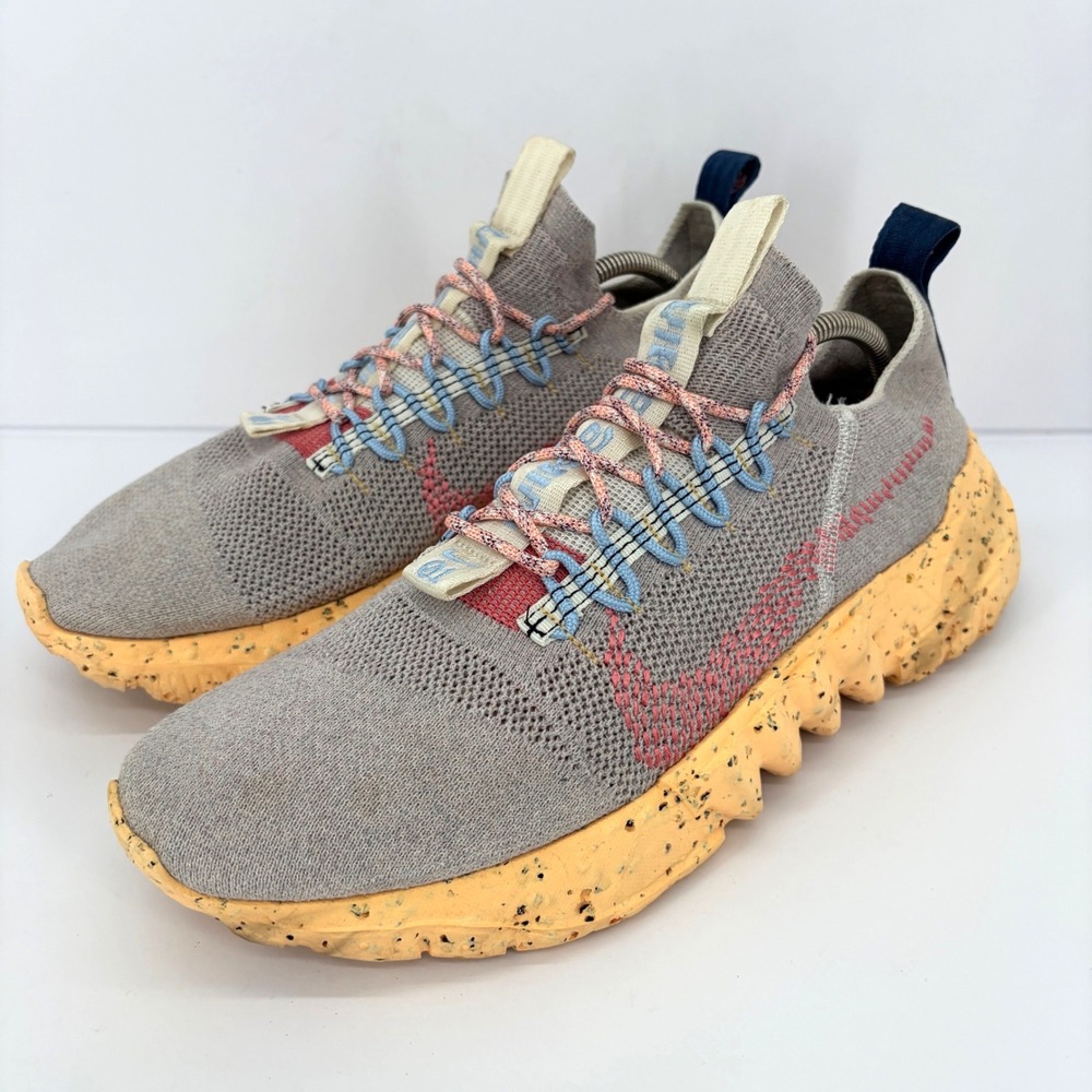 Nike Space Hippie 01 Melon Tint Mens 13 Vast Grey DJ3056-003 Recycled Sneaker